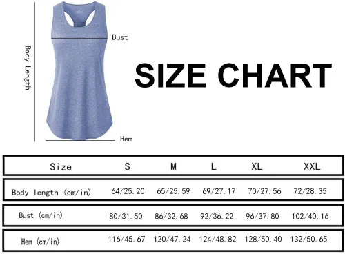 Vista 7 de YAKER Athletic Yoga Tops para mujer Racerback Running Tank Top Gym Ejercicio Camisas