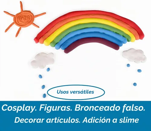 Vista 9 de BOHS Arcilla de modelado de espuma de 12 colores, para cosplay, proyectos escolares, impresión de manos de bebé, slime, esponjoso, secado al aire
