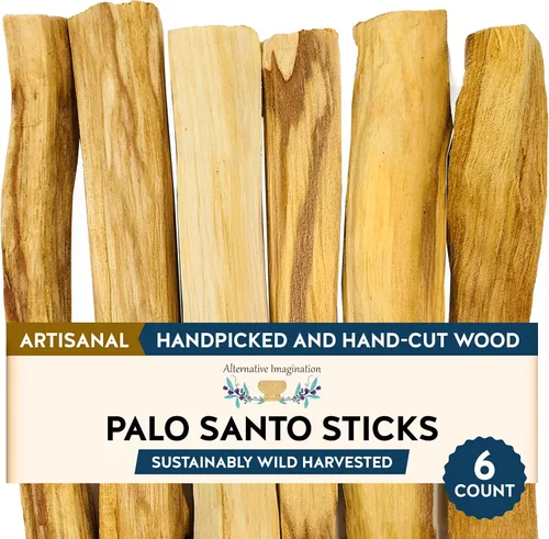 Vista 8 de Varillas de palo santo prémium, varillas de incienso, para purificar, limpieza, curación, meditación y alivio del estrés. 100% naturales
