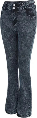 Vista 4 de Jean Pants for Women Cut up Pocket Women's Trousers Flared Wide Button Skinny Leg High Waist Jeans 2022 Jeans