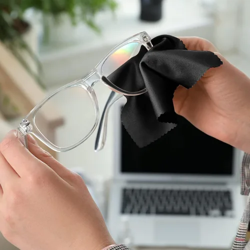 Vista 4 de Silkfly Funda de microfibra de 200 piezas, incluye 100 bolsas para lentes de sol, bolsa suave y delgada para lentes y 100 paños de limpieza