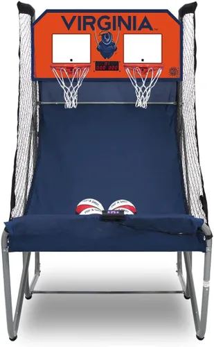 Vista 16 de Pop-A-Shot - Home Dual Shot with NCAA Graphics l Sensor Scoring l 16 Game Modes l 7 Balls l Foldable Storage l for All NCAA Fans