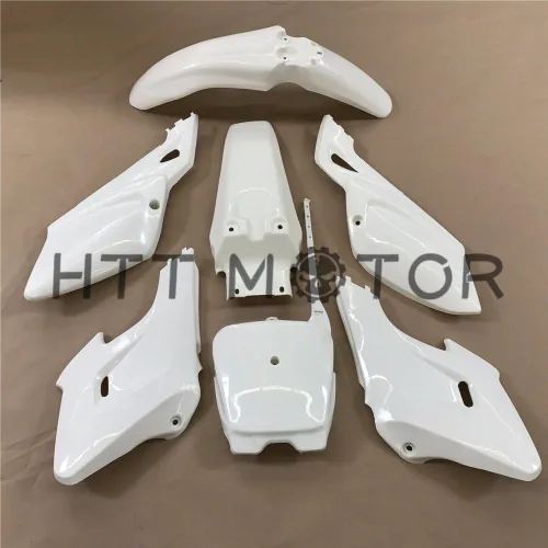 Vista 3 de XKMT-7 PCs - Kits de cubierta de carenado de plástico blanco compatible con Baja Dirt Runner 125 [B076XX97XH]