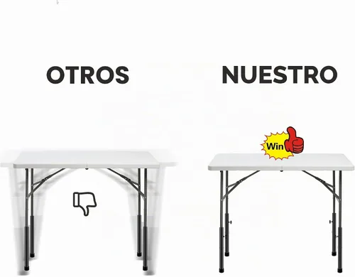 Vista 7 de (PAQUETE DE 4) Extensores de Patas de Mesa Plegables, Elevadores de Patas de Mesa Plegables de Acero Altamente Duraderos, Extensiones de Patas
