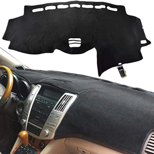Vista 14 de XUKEY Alfombra de Cubierta para Tablero de Mandos para Land Rover LR3 LR4 Range Rover Sport 2006-2009 Accesorios para Coche Protector contra Rayos