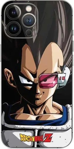 Vista 18 de Skinit Calcomanía para teléfono compatible con iPhone 14 Pro Max, diseño oficial de Dragon Ball Z Red Ribbon Army