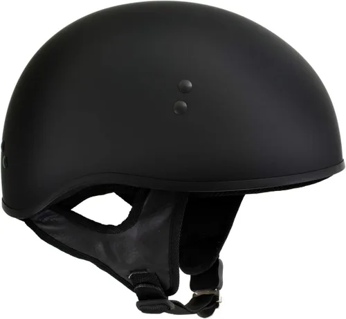 Vista 5 de Hot Leathers Avanzado Moto DOT Skull Cap Classic Half Cascos Biker HLD HLT