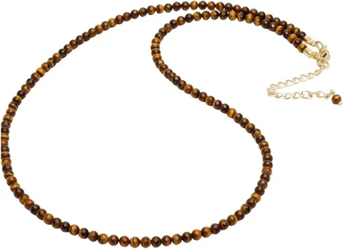 Vista 55 de Gempires - Collar de cuentas de piedras naturales hechas a mano, joyería de cristal hipoalergénica de 20 pulgadas, chapado en oro, joyería de moda