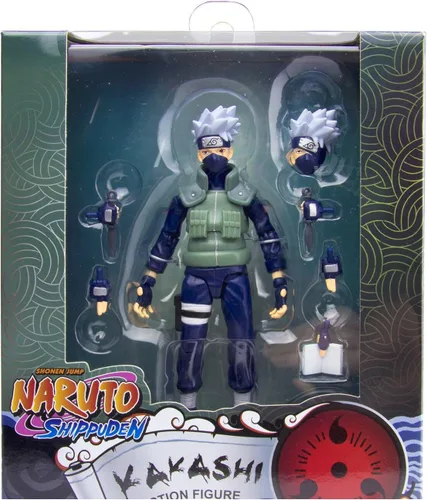 Vista 5 de Toynami Naruto Shippuden Figura de acción 3.9 in Kakashi Serie 1