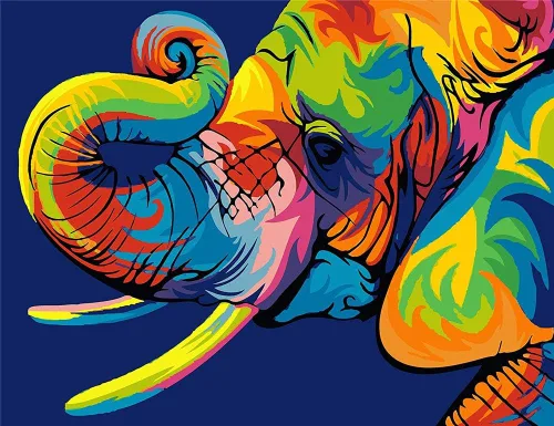 Vista 9 de Komking Pintura por números para adultos, niños principiantes, kits de pintura por números sobre lienzo, kits de pintura para manualidades, regalo