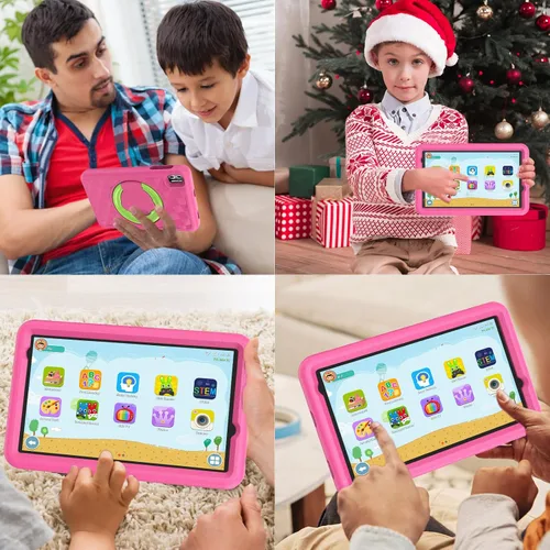 Vista 7 de VASOUN Tableta para niños de 8 pulgadas, Android 13, 8 GB (4 GB + 4 GB expandir) RAM 64 GB ROM, tableta para niños con Bluetooth, WiFi 5G