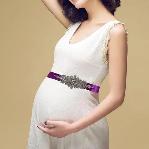 Vista 5 de Cinturón de flores para mujeres y niñas, para bodas, noviasbaby shower