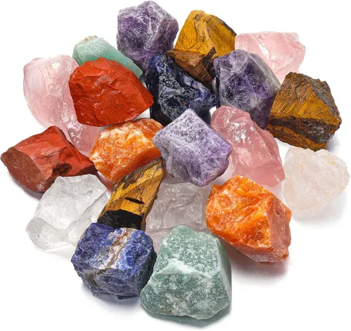 Vista 9 de Top Plaza Cristales curativos de amatista a granel, piedras en bruto naturales grandes de 1 pulgada para curación de Reiki, Wicca, brujería