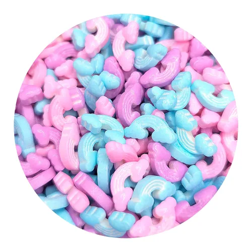 Vista 9 de NCS Outer Space - Gránulos comestibles de caramelo azul, morado, blanco y verde lima, alien, planeta, luna y estrella, 8 onzas, ideal para cupcakes