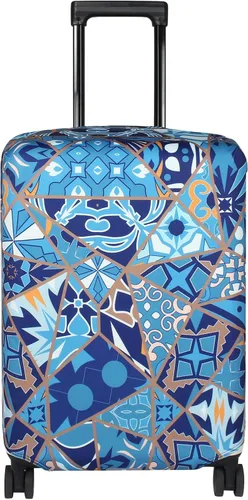 Vista 20 de Explore Land Funda protectora para maleta aprobada para volar, se adapta a maleta de 18 a 32 pulgadas, L Montañas Amber