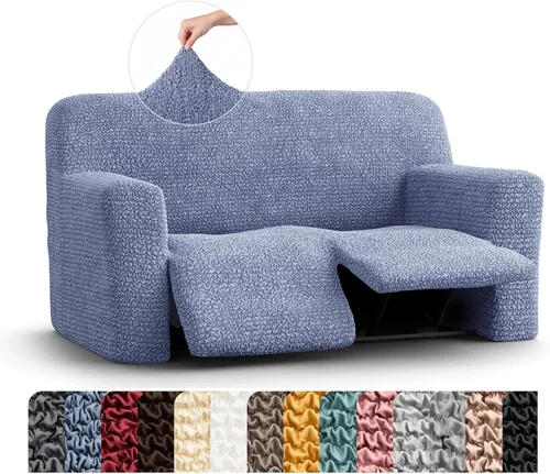 Vista 19 de PAULATO BY GA.I.CO. Funda para sillón reclinable, funda de ajuste suave, protector elástico de muebles reclinables de 1 pieza, tela hipoalergénica
