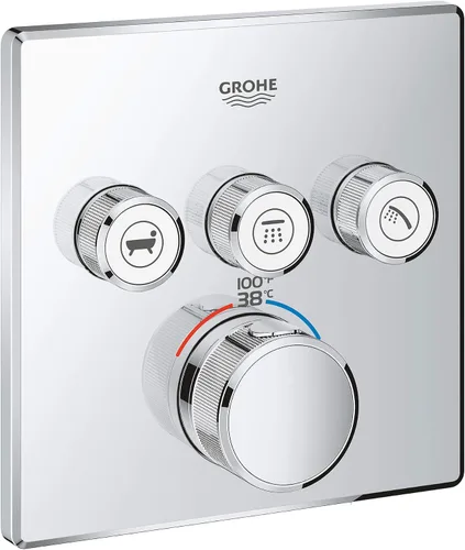 Vista 25 de GROHTHERM® SMARTCONTROL DOBLE FUNCIÓN TERMOSTÁTICA DE VÁLVULA