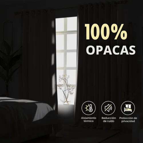 Vista 4 de MIULEE - Cortinas plisadas de lino 100 % opacas de color beige, 40 x 63 pulgadas