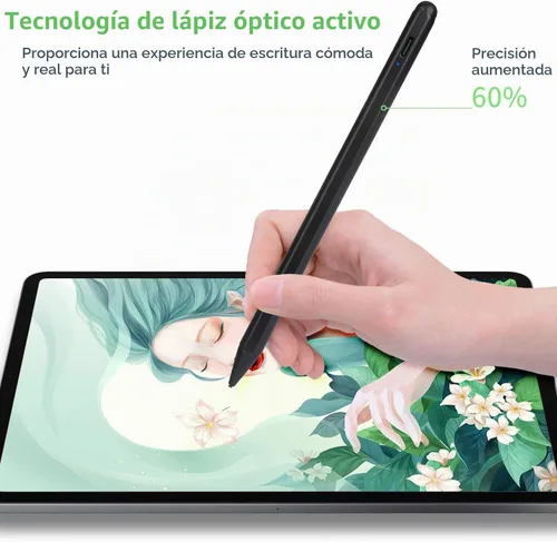 Vista 4 de Lápiz óptico electrónico para iPad de 5ª generación de 9.7 pulgadas 2017, lápiz capacitivo activo recargable tipo C, compatible con Apple iPad de 5ª