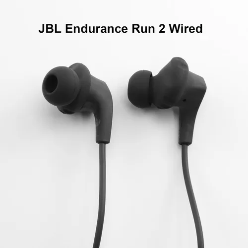 Vista 3 de Puntas de silicona de repuesto para JBL Endurance Peak 3 / Peak II/Peak/Run 2 Wired/Race TWS, 9 pares (S/M/L, negro) Compatible with JBL Endurance