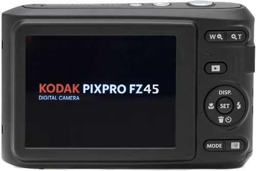 Vista 8 de Kodak PIXPRO FZ45 Cámara digital (negra) Paquete con tarjeta de memoria SDHC de 32 GB Clase 10 UHS-I U1 y pilas alcalinas de alto rendimiento AA