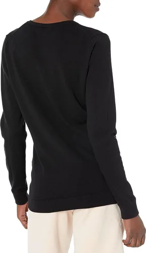 Vista 2 de Cutter & Buck Suéter de manga larga con cuello en V Lakemont de mezcla de algodón suave para mujer