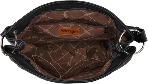 Vista 47 de Wrangler Hobo - Bolsas para mujer de cuero vegano con asa superior, bolsos de hombro y bolsos
