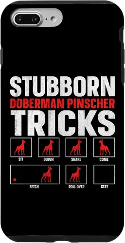 Vista 12 de Funda para propietario de Doberman Pinscher con trucos obstinados para iPhone 12 mini