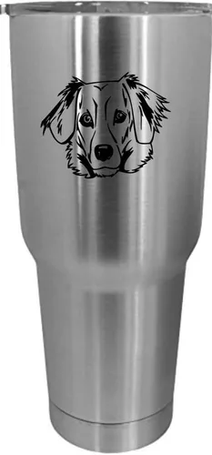 Vista 104 de Cairn Terrier - Vaso grabado con temática de perro, 30 onzas