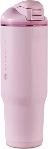 Vista 95 de HydroJug Ease2o - Botella de agua aislada de 24 onzas, tapa con popote y Duna