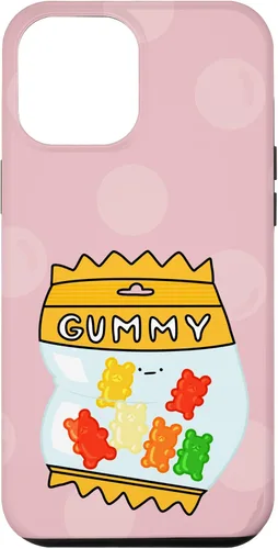 Vista 6 de Funda de caramelo de oso de goma Kawaii para iPhone 15