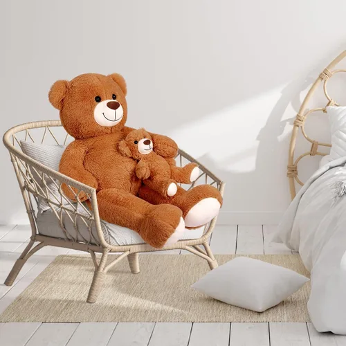 Vista 7 de Oso de peluche grande para mamá, oso de peluche gigante para bebé, oso de peluche para niños, novia en el día de la madre, día de San Valentín