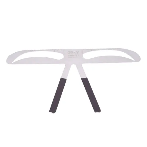 Vista 8 de Eyebrow Ruler, Professional Eyebrow Measure Balance Extension Ruler Meteor Eyebrow Shape Stencil Make Up Beuaty Accessory Tool