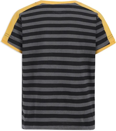 Vista 7 de DC Comics Batman Boys - Paquete de 3 camisetas para niños pequeños y pequeños - AzulAmarilloGris