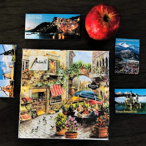 Vista 7 de Servilletas de café de 13 x 13 pulgadas, servilletas de panadería, servilletas de otoño, servilletas de papel de decoupage, servilletas de papel