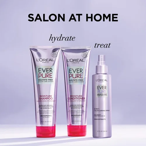 Vista 5 de L'Oréal Paris EverPure - Shampoo hidratante sin sulfato