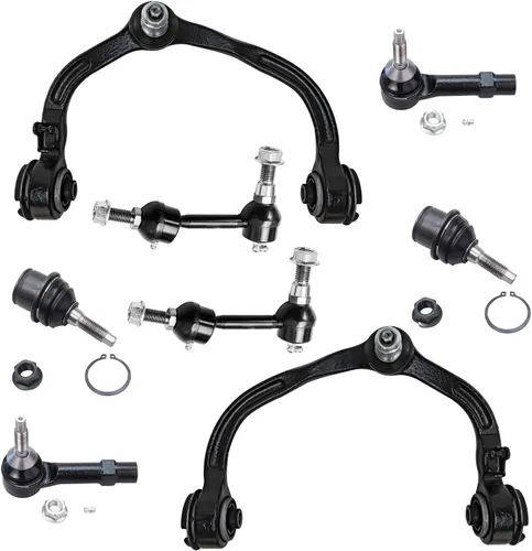 Vista 88 de Detroit Axle - Kit de brazos de control de extremo de 8 piezas para Toyota 2001-2003 Highlander 2002-2003 Camry Lexus ES300, 2 conjuntos de brazos