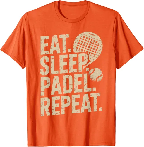 Vista 99 de Camiseta Eat Sleep Padel Repeat Padel Jugador de Tenis
