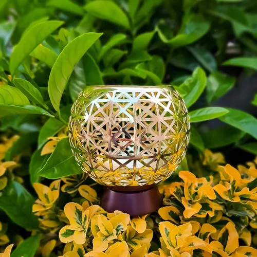 Vista 5 de Portavelas OShadow (lanzador de sombras con patrones únicos), portavelas marroquíes para decoración de mesa de centro de mesa y candelabro, soporte