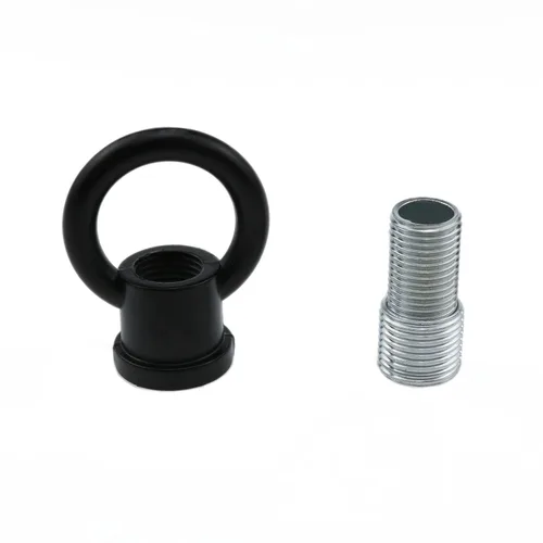 Vista 3 de Lámpara colgante tipo anillo de rosca M10 con rosca interna con 4 pernos y 4 tornillos huecos externos + 4 tornillos de conversión M10 a M12