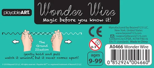 Vista 4 de PLAYABLE ART Wonder Wire - Magic Before You Know It - The Grand Optical Illusion (paquete de 2)