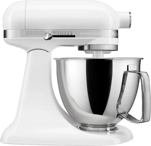 Vista 9 de KitchenAid Artisan Mini Batidora de Pie con Cabezal Inclinable de 3.5 Cuartos - KSM3316X - Negro Mate