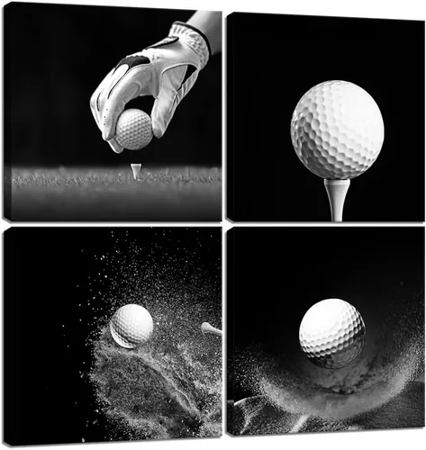 Vista 20 de Pankila Imágenes artísticas para pared de campo de golf, póster en lienzo impreso de golf de Estados Unidos, decoración de pared para sala de estar