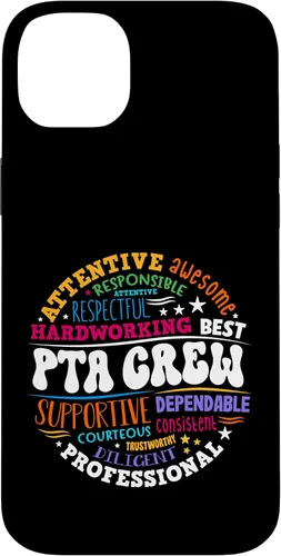 Vista 15 de iPhone XR Parents Teacher Association Team Supporter PTA Crew Case