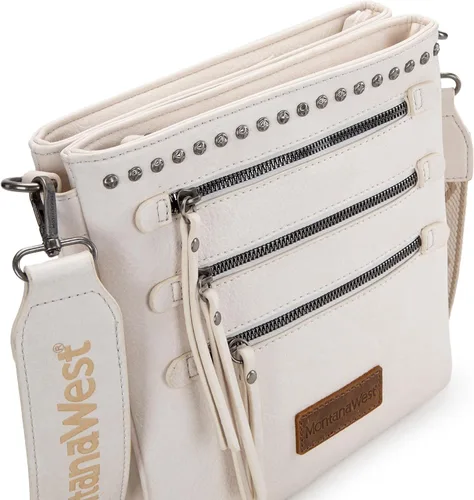 Vista 3 de Montana West Bolsos cruzados para mujer con múltiples bolsillos y correa de guitarra