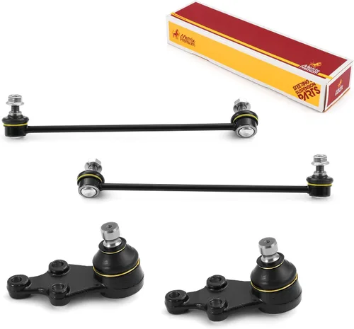 Vista 146 de Metrix Premium Chassis Parts - Juego de 4 piezas de articulación de rótula superior y barra estabilizadora delantera para Ford Ranger RWD 1998-2011