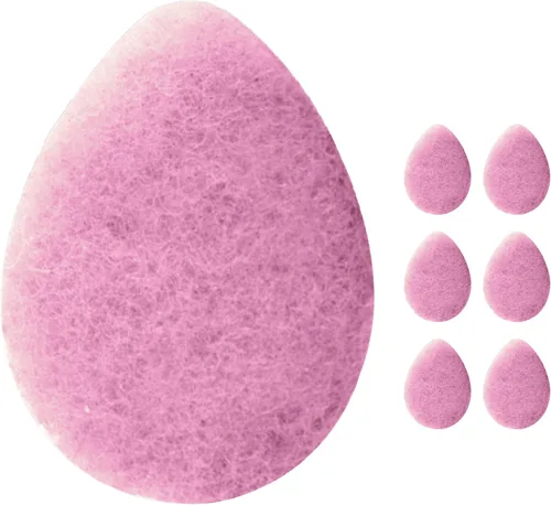 Vista 11 de KOL Cepillo facial, almohadillas de limpieza facial exfoliantes con infusión de aloe, esponja facial exfoliante desechable para limpieza diaria
