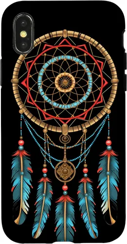 Vista 5 de Dreamcatcher Native American Indian Feathers Tribal Boho Case for iPhone 17