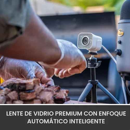 Vista 4 de Logitech StreamCam - Cámara web premium para transmisión y creación de contenido, Full HD 1080p 60 fps, funciona con Microsoft Teams, Google Meet