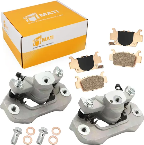 Vista 7 de M MATI Pinza de freno de disco trasera izquierda y derecha para Honda Pioneer 1000 Talon 1000 1000X 1000R SXS1000 2016-2023 con almohadilla